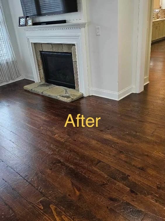 Step 1: Deep cleaning hardwood floors